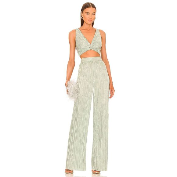 NEW Size XS Sabina Musayev Ross Pants in Mint REVOLVE MSRP $213 - Picture 4 of 9